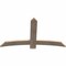 Ekena Millwork Bellingham Smooth Timber Gable Bracket, Douglas Fir, 60"W x 35"H x 1 1/2"D x 5 1/2"F, 14/12 Pitch GBW060X35X0206BEL00SDF - alternate 5